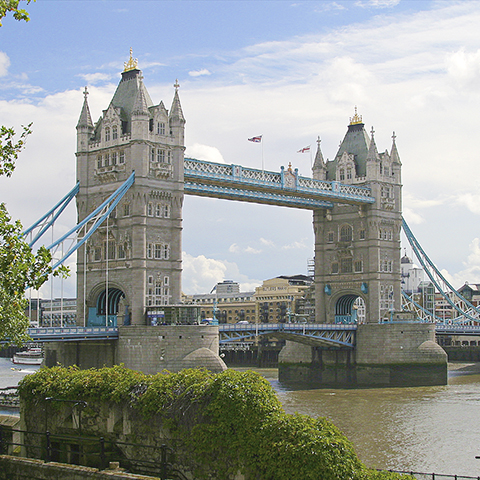 Tower Bridge viewed from the Tower Of London