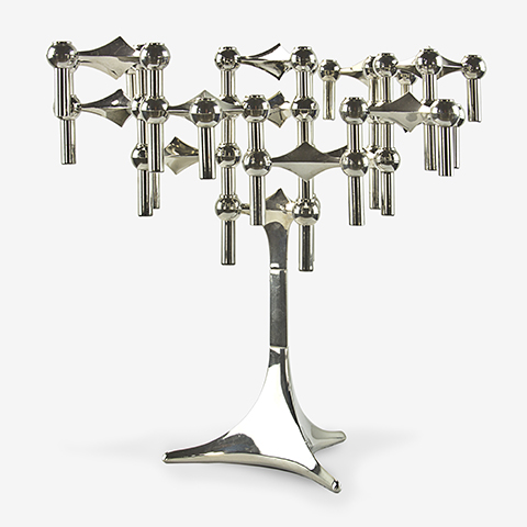 Stainless Steel Candelabra by Nagel