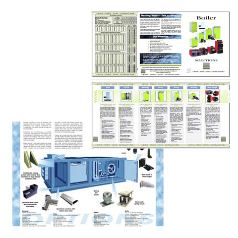 Print Designs for Eastwood Air Conditioning and Beeston Heating